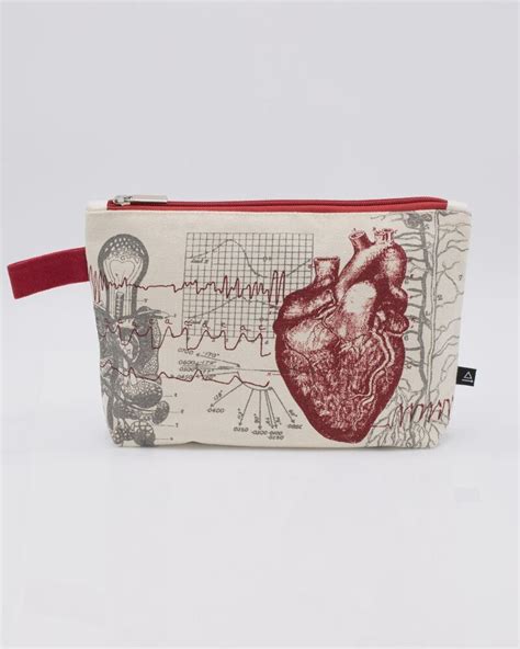 Anatomical Heart Pencil Bag .